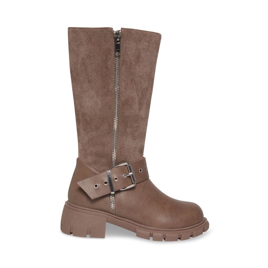 Botas Altas Steve Madden Jholly Niños Marrones | ES WH168E